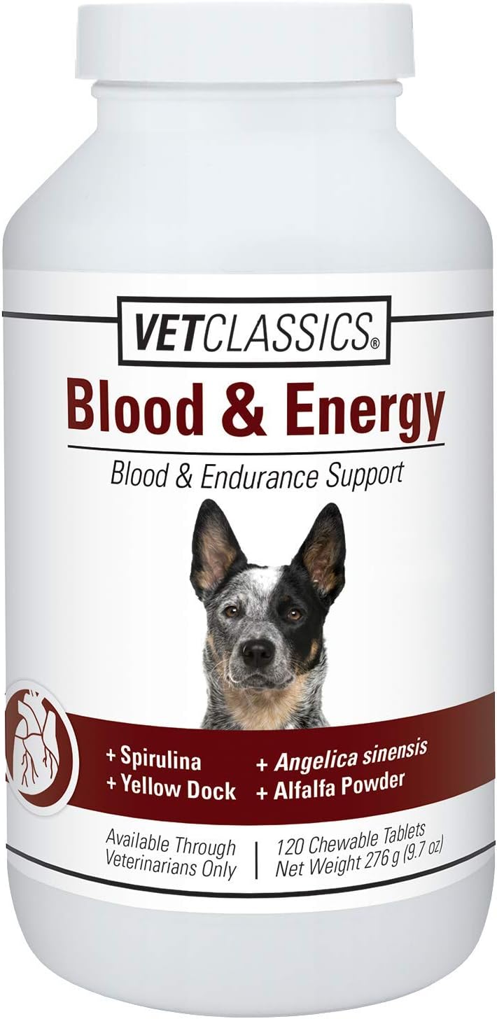 Vet Classics Blood & Energy Support for Dogs 120 Tabletas Masticables