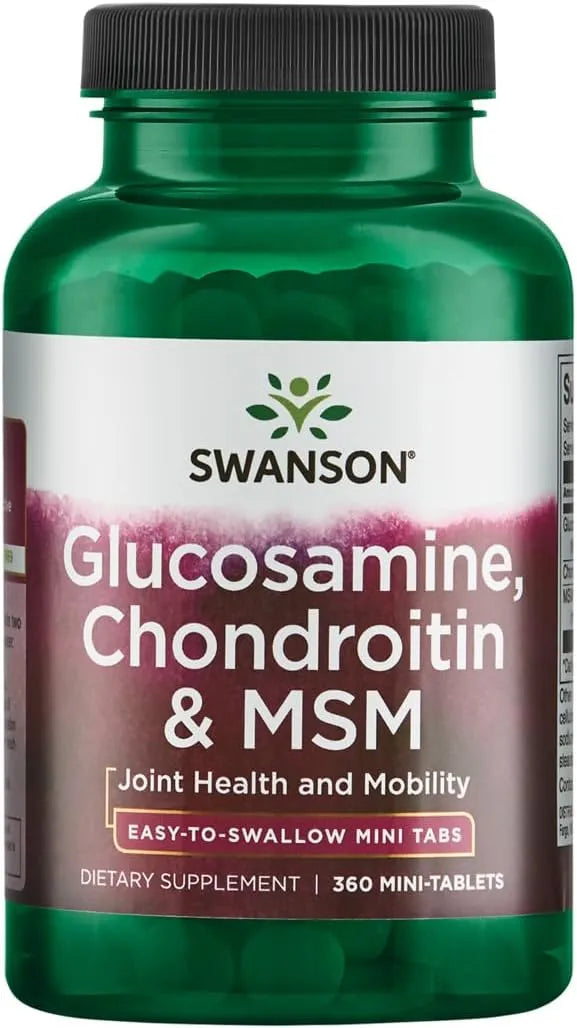 SWANSON - Swanson Glucosamine Chondroitin & MSM 360 Tabletas - The Red Vitamin MX - Suplementos Alimenticios - {{ shop.shopifyCountryName }}