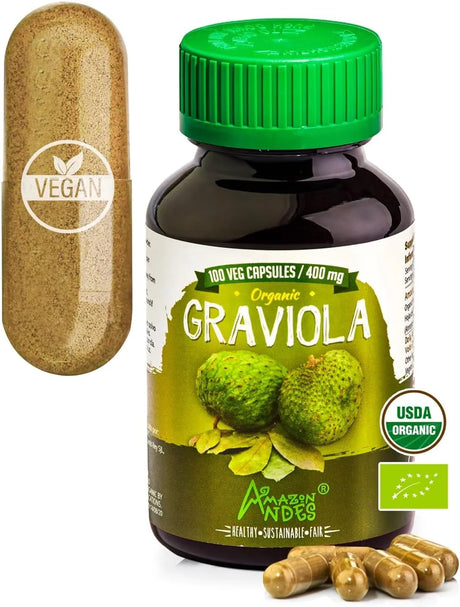 AMAZON ANDES - Amazon Andes Graviola 100 Capsulas - The Red Vitamin MX - Suplementos Alimenticios - {{ shop.shopifyCountryName }}