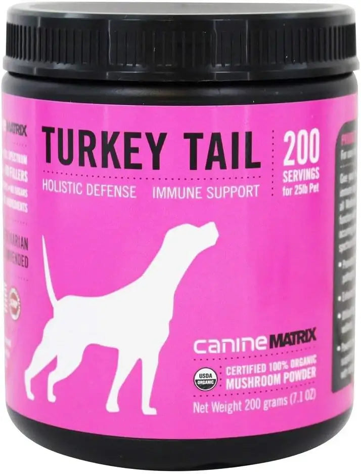 OM - Om Mushroom Matrix Pet Turkey Tail 200Gr. - The Red Vitamin MX - Suplementos Herbales Para Perros - {{ shop.shopifyCountryName }}