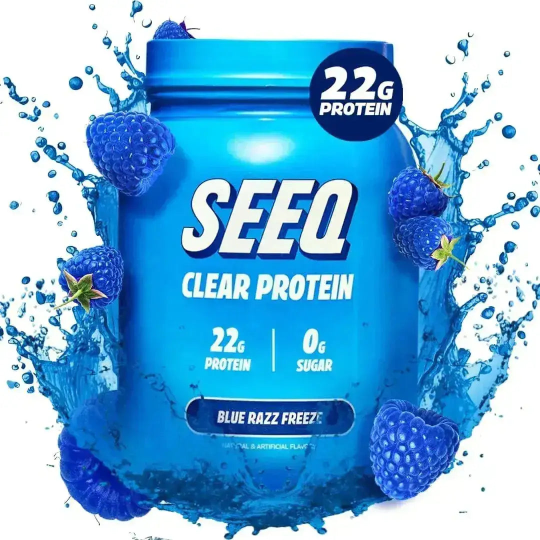 SEEQ - SEEQ Clear Whey Isolate Protein Powder Blue Razz Freeze 25 Servicios - The Red Vitamin MX - Suplementos Alimenticios - {{ shop.shopifyCountryName }}