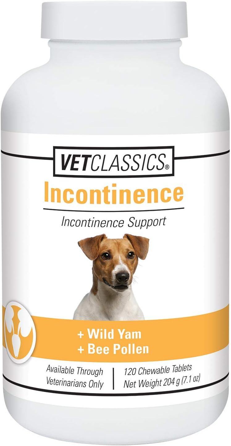 Vet Classics Bladder Incontinence Support Dog 120 Tabletas Masticables