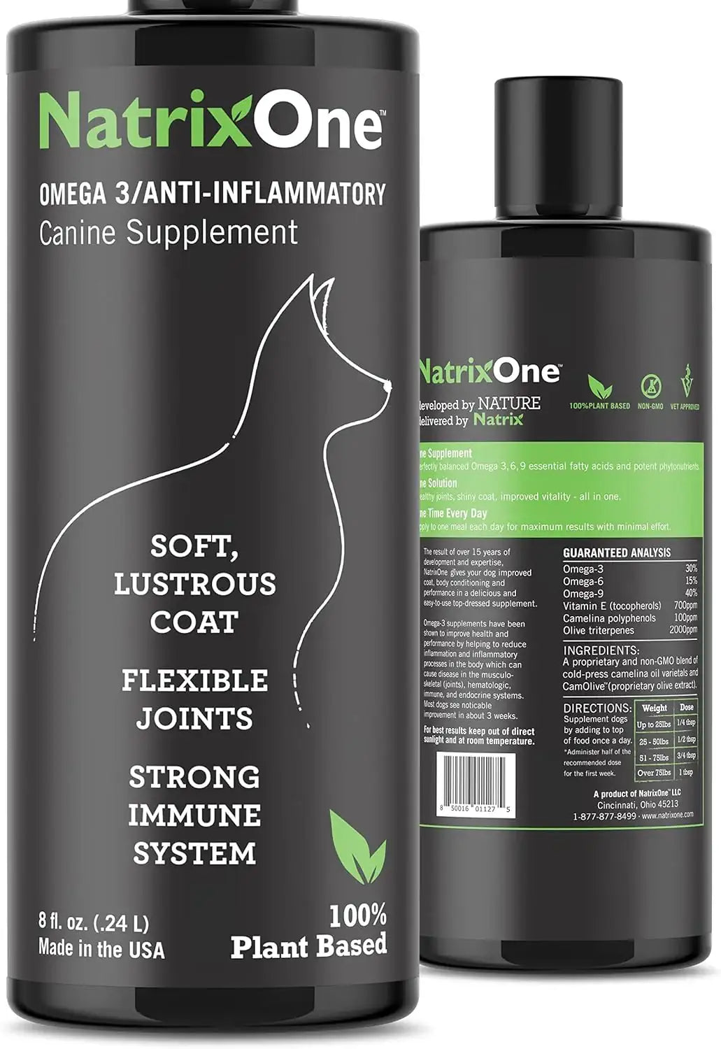 NATRIXONE - NatrixOne Omega 3 for Dogs 8 Fl.Oz. - The Red Vitamin MX - Aceite De Pescado Para Perros - {{ shop.shopifyCountryName }}