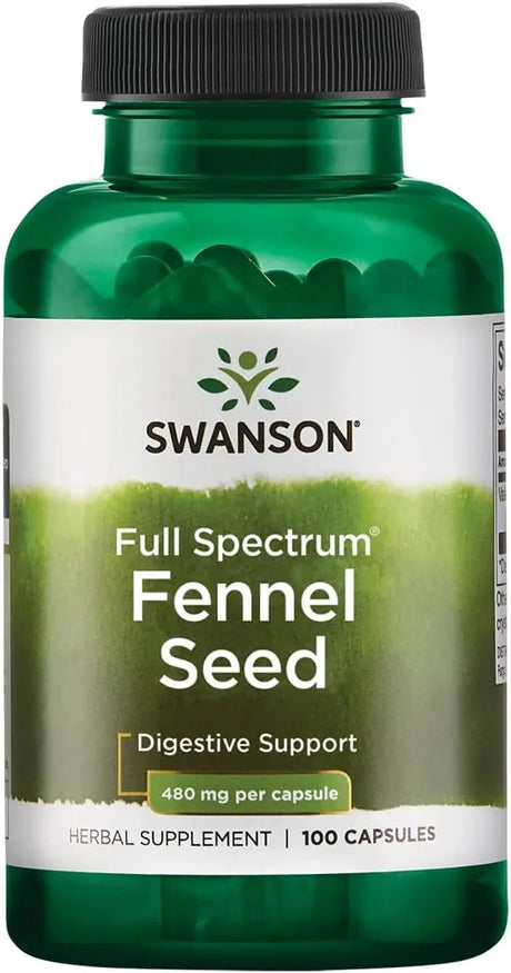 SWANSON - Swanson Fennel 480Mg. 100 Capsulas - The Red Vitamin MX - Suplementos Alimenticios - {{ shop.shopifyCountryName }}
