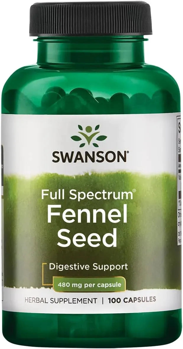 SWANSON - Swanson Fennel 480Mg. 100 Capsulas - The Red Vitamin MX - Suplementos Alimenticios - {{ shop.shopifyCountryName }}