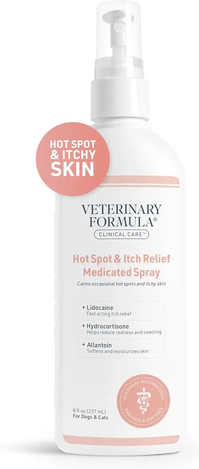 VETERINARY FORMULA - Veterinary Formula Clinical Care Hot Spot & Itch Relief Medicated Spray 8 Fl.Oz. - The Red Vitamin MX - Remedios Para La Picazón De Perros - {{ shop.shopifyCountryName }}