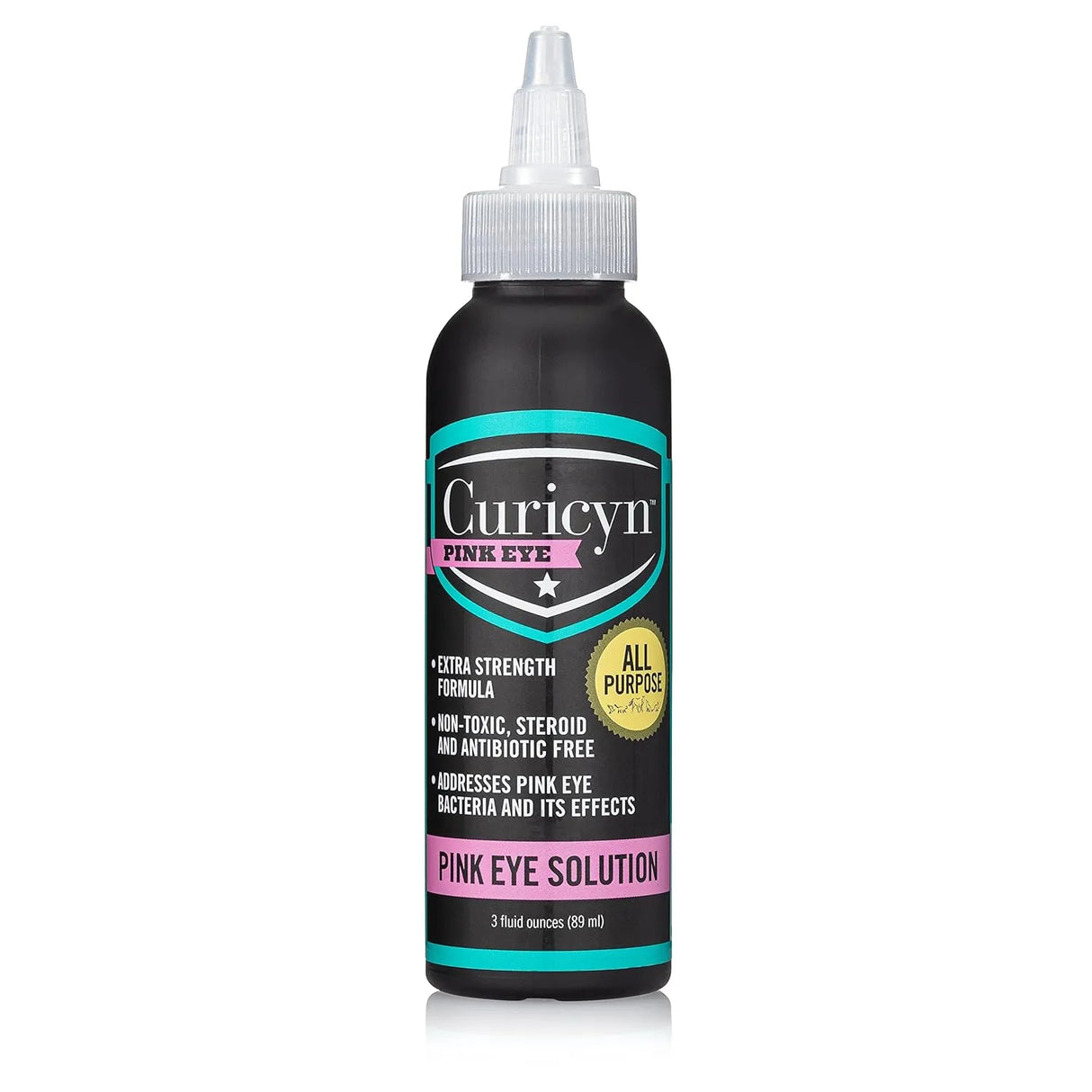 CURICYN - Curicyn Pink Eye Solution 3 Fl.Oz. - The Red Vitamin MX - Cuidado De Los Ojos De Los Perros - {{ shop.shopifyCountryName }}