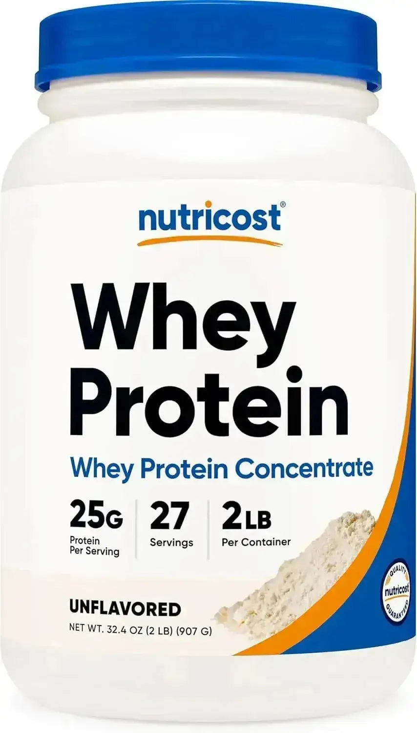 NUTRICOST - Nutricost Whey Protein Concentrate Unflavored 27 Servicios 907Gr. - The Red Vitamin MX - Suplementos Alimenticios - {{ shop.shopifyCountryName }}