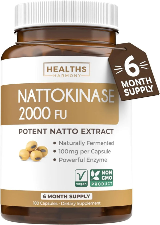HEALTHS HARMONY - Healths Harmony Nattokinase 2000 FU 180 Capsulas - The Red Vitamin MX - Suplementos Alimenticios - {{ shop.shopifyCountryName }}