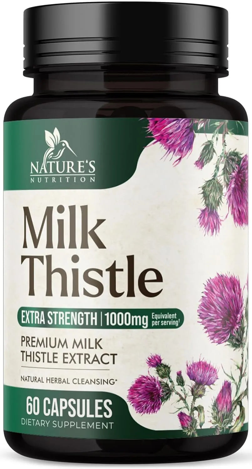 NATURE'S NUTRITION - Nature's Nutrition Milk Thistle 1000Mg. 60 Capsulas - The Red Vitamin MX - Suplementos Alimenticios - {{ shop.shopifyCountryName }}