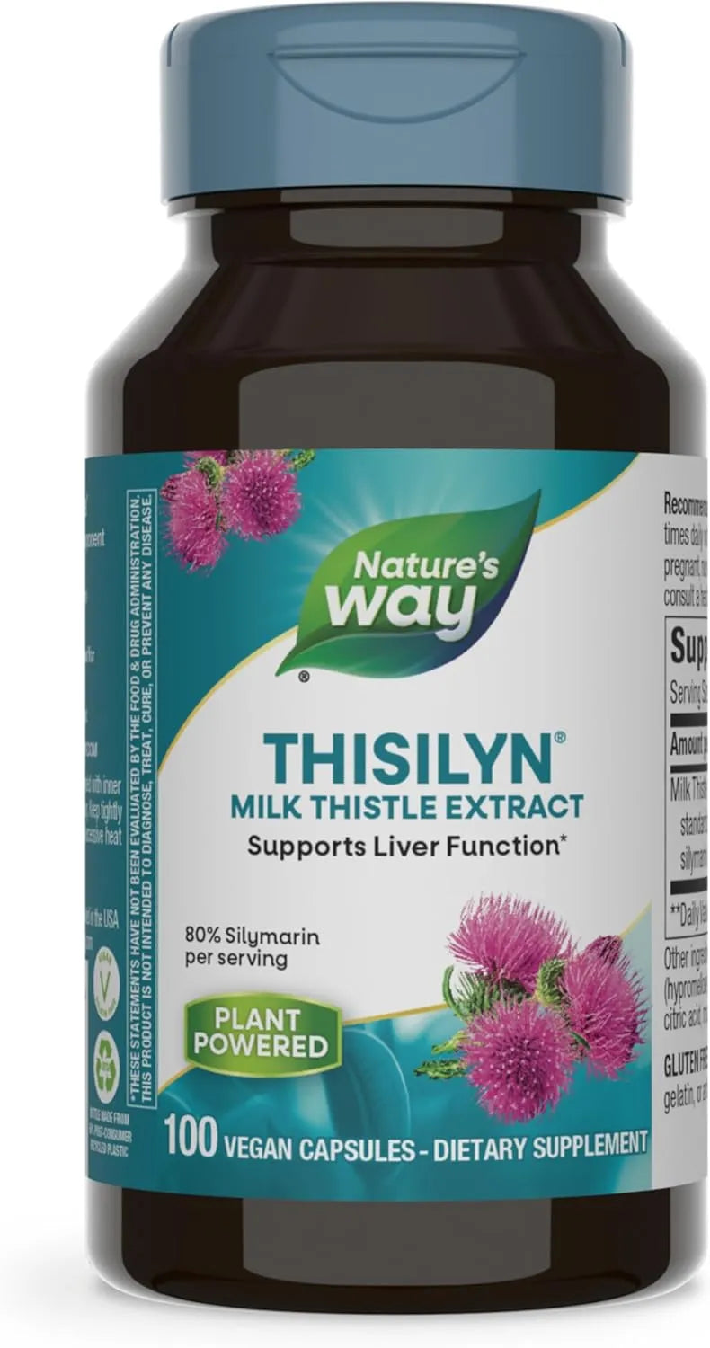 NATURE'S WAY - Nature's Way Thisilyn with Standardized Milk Thistle Extract 100 Capsulas - The Red Vitamin MX - Suplementos Alimenticios - {{ shop.shopifyCountryName }}