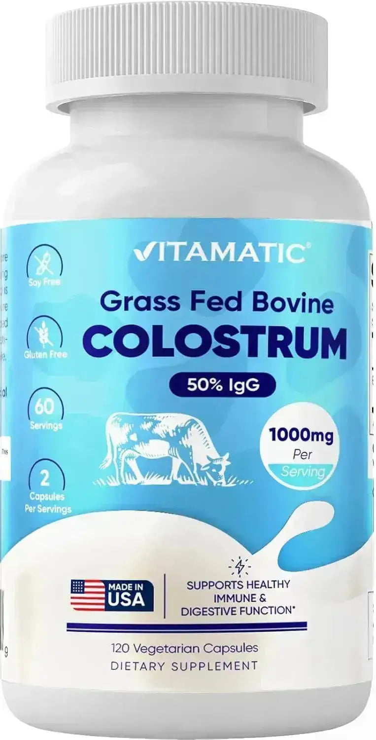 VITAMATIC - Vitamatic Bovine Colostrum 1000Mg. 120 Capsulas - The Red Vitamin MX - Suplementos Alimenticios - {{ shop.shopifyCountryName }}