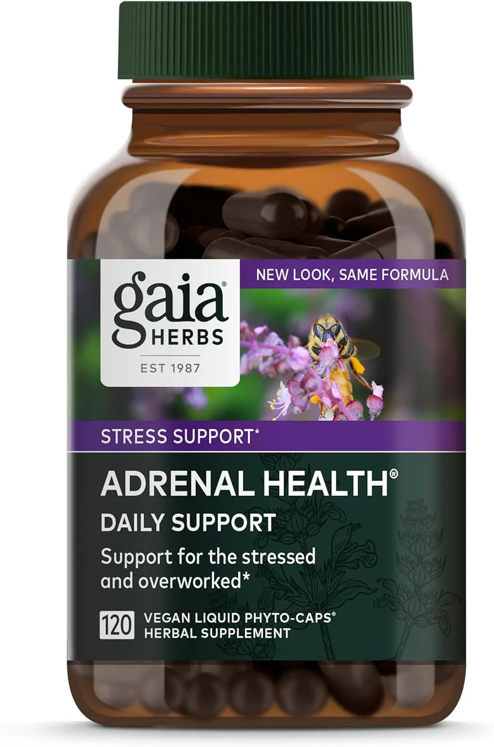 GAIA HERBS - Gaia Herbs Adrenal Health Daily Support 120 Capsulas - The Red Vitamin MX - Suplementos Alimenticios - {{ shop.shopifyCountryName }}