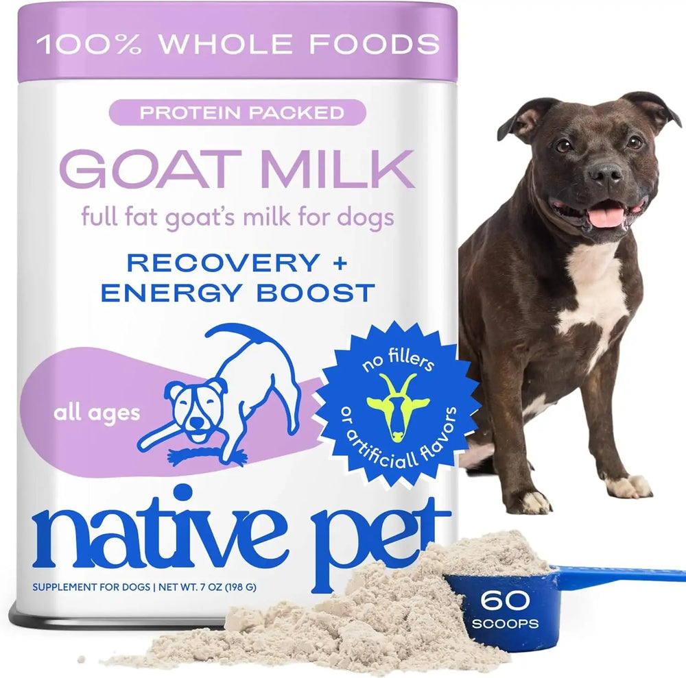 NATIVE PET - Native Pet Goat Milk for Dogs Organic Goat Milk Powder for Dogs and Cats 60 Servicios 198Gr. - The Red Vitamin MX - Sustitutos De Leche Para Perros - {{ shop.shopifyCountryName }}