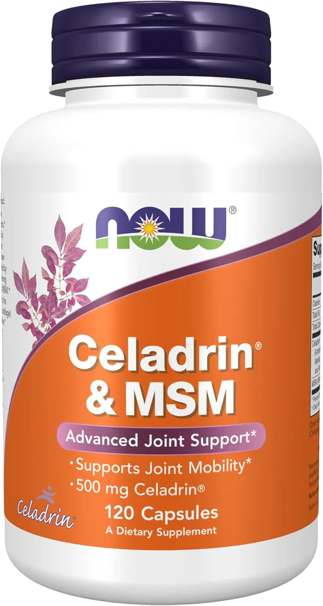NOW SUPPLEMENTS - NOW Foods Supplements Celadrin & MSM 500Mg. 120 Capsulas - The Red Vitamin MX - Suplementos Alimenticios - {{ shop.shopifyCountryName }}