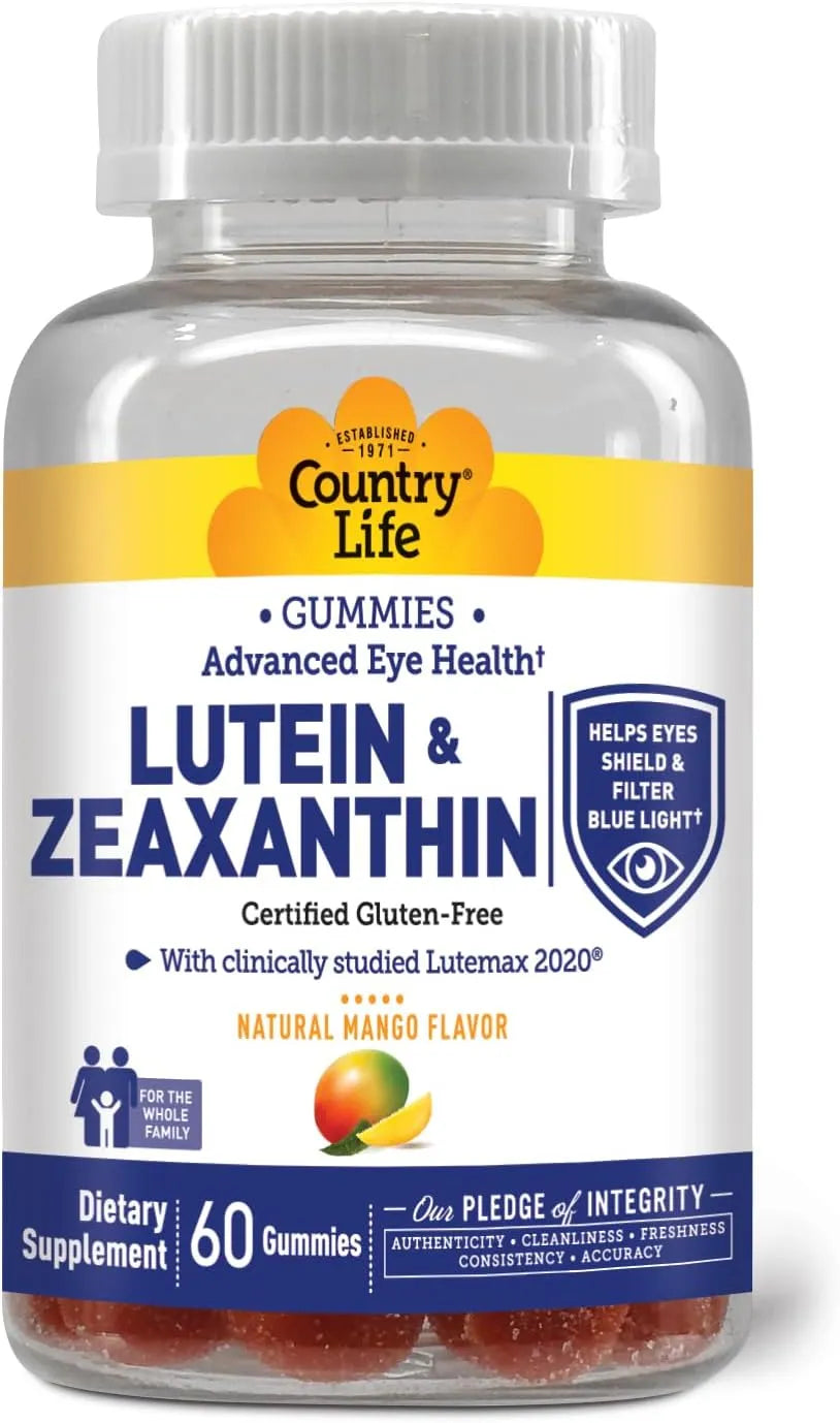 COUNTRY LIFE - Country Life Lutein Gummies with Lutemax Zeaxanthin 60 Gomitas - The Red Vitamin MX - Suplementos Alimenticios - {{ shop.shopifyCountryName }}