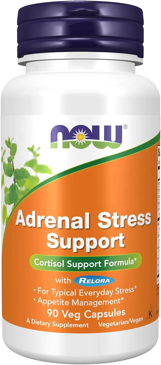 NOW SUPPLEMENTS - NOW Foods Supplements Adrenal Stress Support 90 Capsulas - The Red Vitamin MX - Suplementos Alimenticios - {{ shop.shopifyCountryName }}