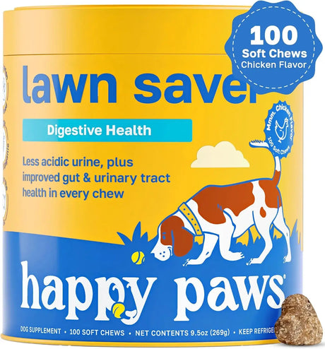 HAPPY PAWS - Happy Paws Lawn Saver Dog Chews 100 Masticables - The Red Vitamin MX - Salud De Tracto Urinario Para Perros - {{ shop.shopifyCountryName }}