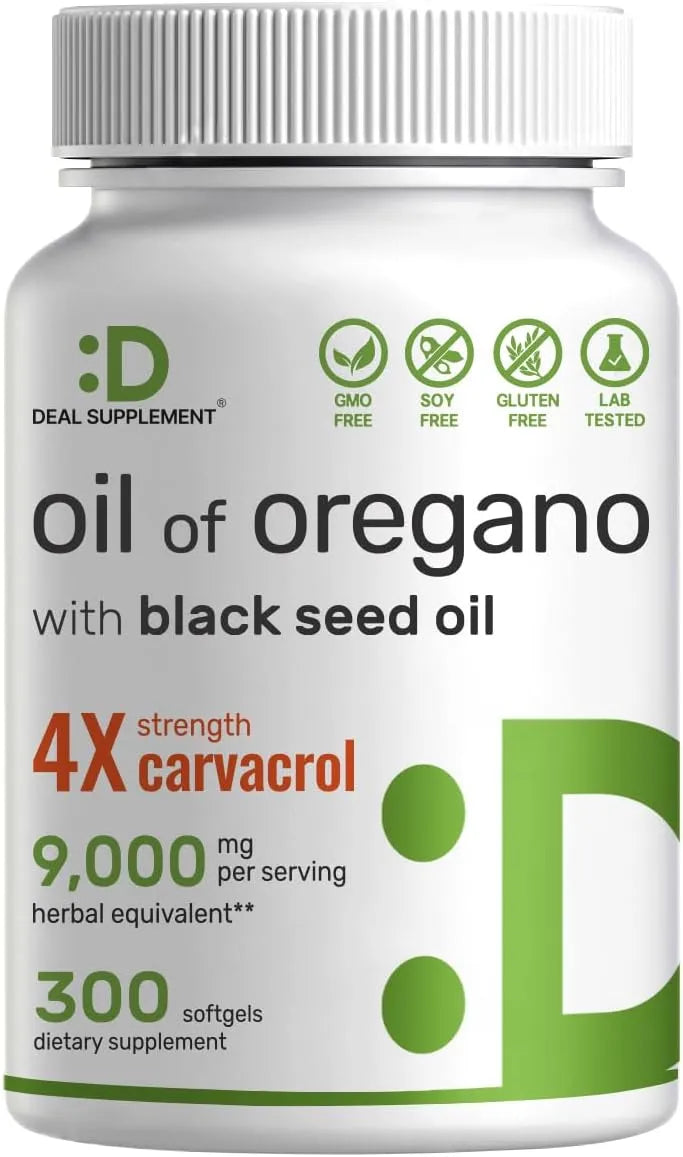 DEAL SUPPLEMENT - Deal Supplement Oil of Oregano 9,000Mg. 300 Capsulas Blandas - The Red Vitamin MX - Suplementos Alimenticios - {{ shop.shopifyCountryName }}