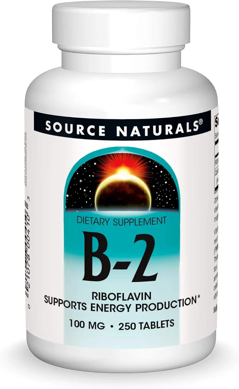 SOURCE NATURALS - Source Naturals Vitamin B-2 Riboflavin 100Mg. 250 Tabletas - The Red Vitamin MX - Suplementos Alimenticios - {{ shop.shopifyCountryName }}