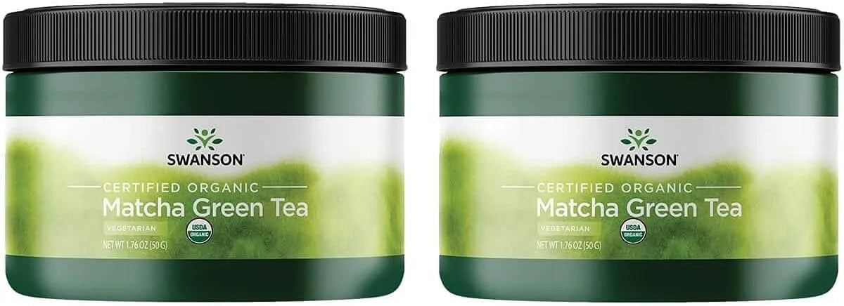 SWANSON - Swanson 100% Certified Organic Matcha Green Tea 50Gr. 2 Pack - The Red Vitamin MX - Suplementos Alimenticios - {{ shop.shopifyCountryName }}