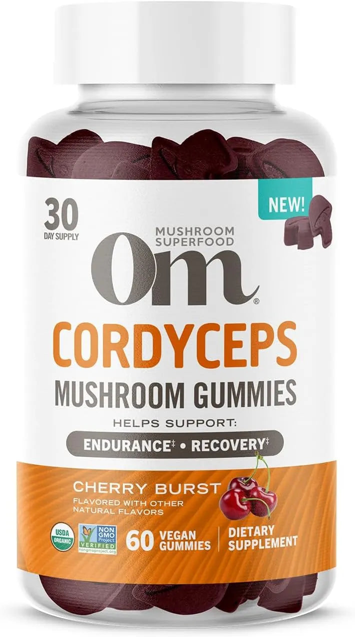 OM - OM MUSHROOM SUPERFOOD Cordyceps Gummies 60 Gomitas - The Red Vitamin MX - Suplementos Alimenticios - {{ shop.shopifyCountryName }}