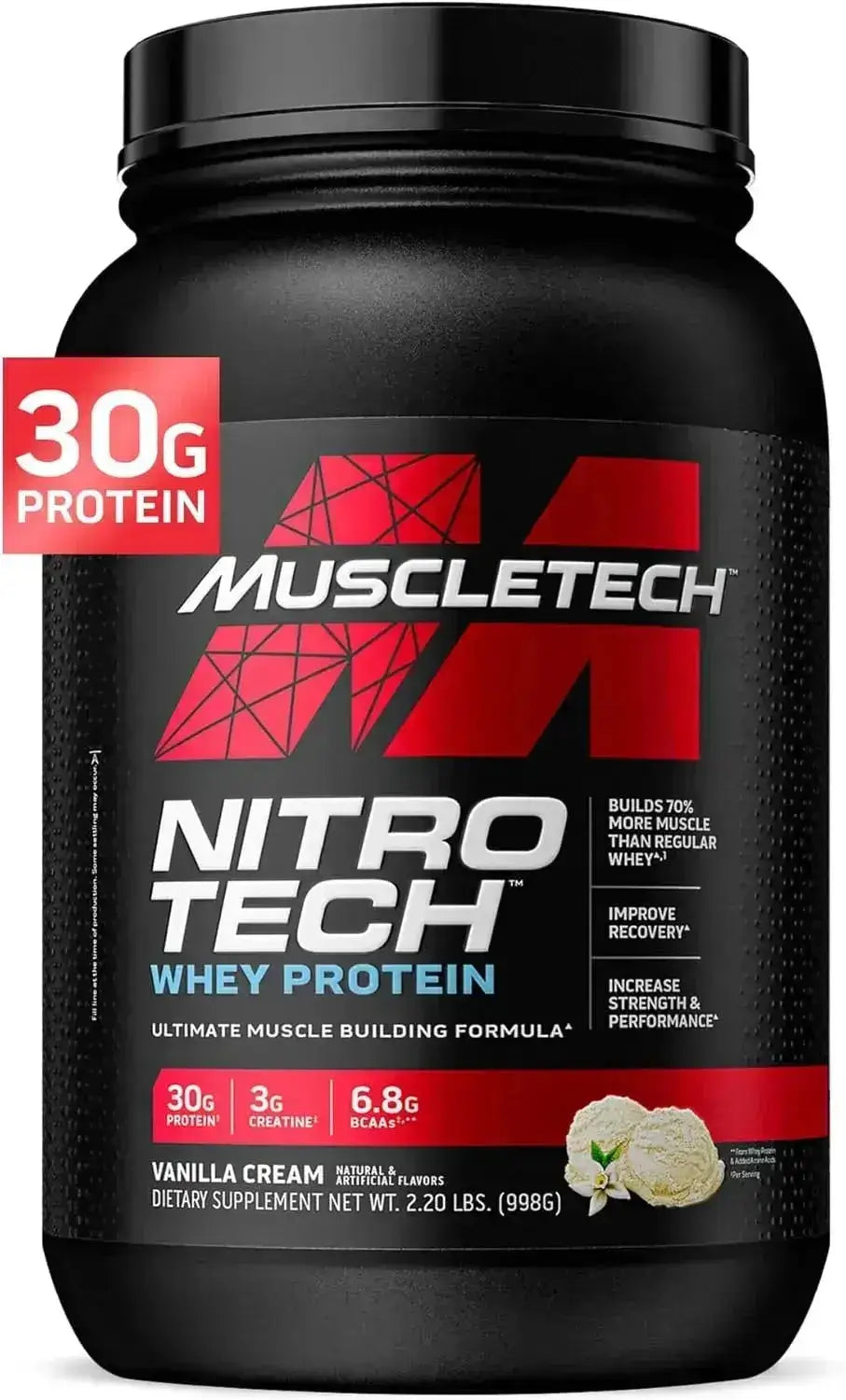 MUSCLETECH - Muscletech Whey Protein Powder Vanilla Cream 998Gr. - The Red Vitamin MX - Suplementos Alimenticios - {{ shop.shopifyCountryName }}