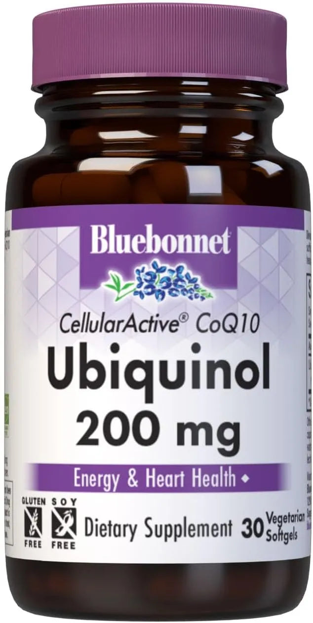 BLUEBONNET NUTRITION - Bluebonnet Nutrition Active CoQ10 Ubiquinol 200Mg. 30 Capsulas Blandas - The Red Vitamin MX - Suplementos Alimenticios - {{ shop.shopifyCountryName }}