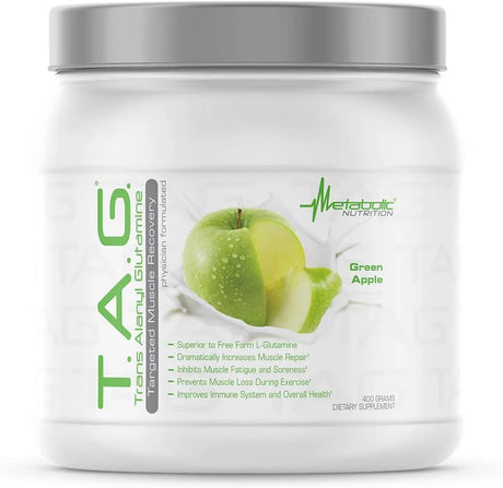 METABOLIC NUTRITION - Metabolic Nutrition TAG Trans Alanyl Glutamine 40 Servicios 400Gr. Green Apple - The Red Vitamin MX - Suplementos Alimenticios - {{ shop.shopifyCountryName }}