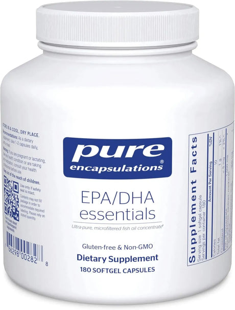 PURE ENCAPSULATIONS - Pure Encapsulations EPA/DHA Essentials 180 Capsulas Blandas - The Red Vitamin MX - Suplementos Alimenticios - {{ shop.shopifyCountryName }}