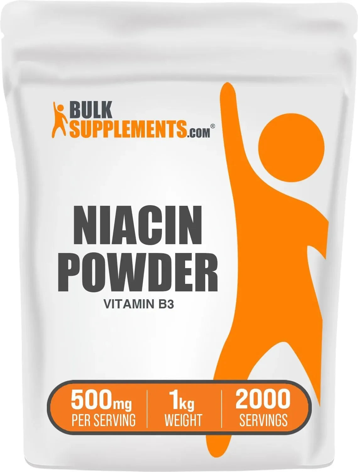 BULK SUPPLEMENTS - Bulk Supplements Niacin Powder 1 Kg. - The Red Vitamin MX - Suplementos Alimenticios - {{ shop.shopifyCountryName }}