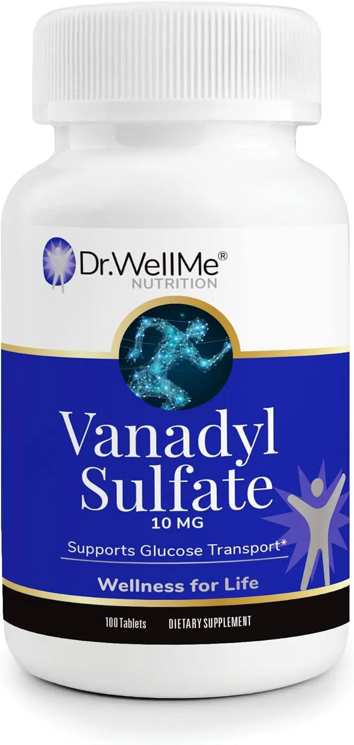 DR. WELLME - Dr.WellMe Nutrition Vanadyl Sulfate 10Mg. 100 Tabletas - The Red Vitamin MX - Suplementos Alimenticios - {{ shop.shopifyCountryName }}