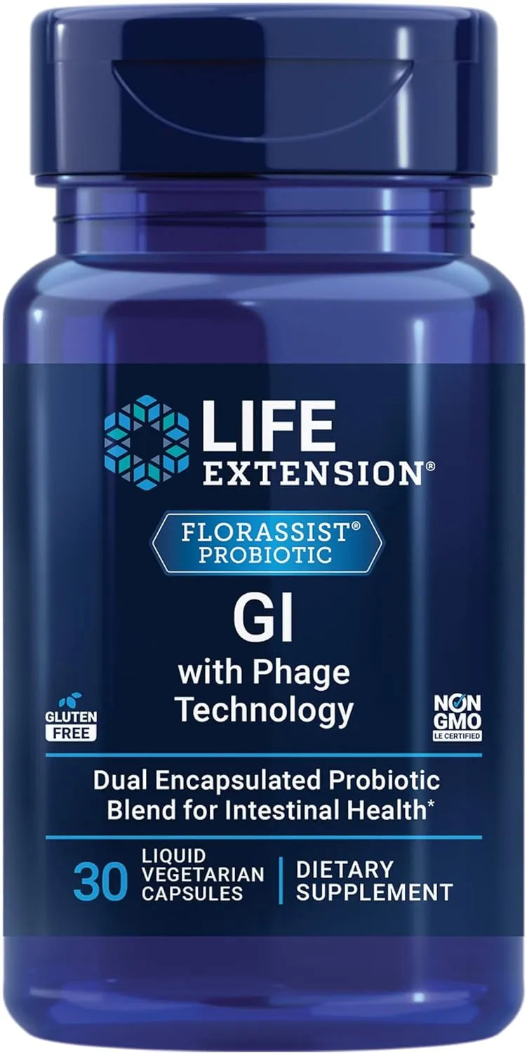 LIFE EXTENSION - Life Extension FLORASSIST GI with Phage Technology 30 Capsulas - The Red Vitamin MX - Suplementos Alimenticios - {{ shop.shopifyCountryName }}