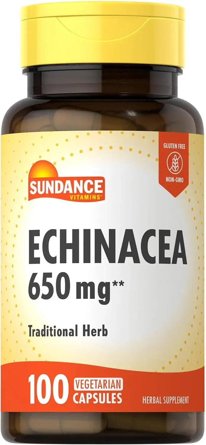 SUNDANCE - Sundance Echinacea 650Mg. 100 Capsulas - The Red Vitamin MX - Suplementos Alimenticios - {{ shop.shopifyCountryName }}