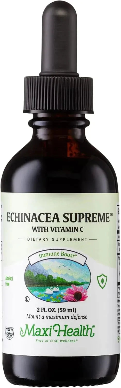 MAXI HEALTH - Maxi Health Organic Echinacea Supreme Liquid Extract 2 Fl.Oz. - The Red Vitamin MX - Suplementos Alimenticios - {{ shop.shopifyCountryName }}