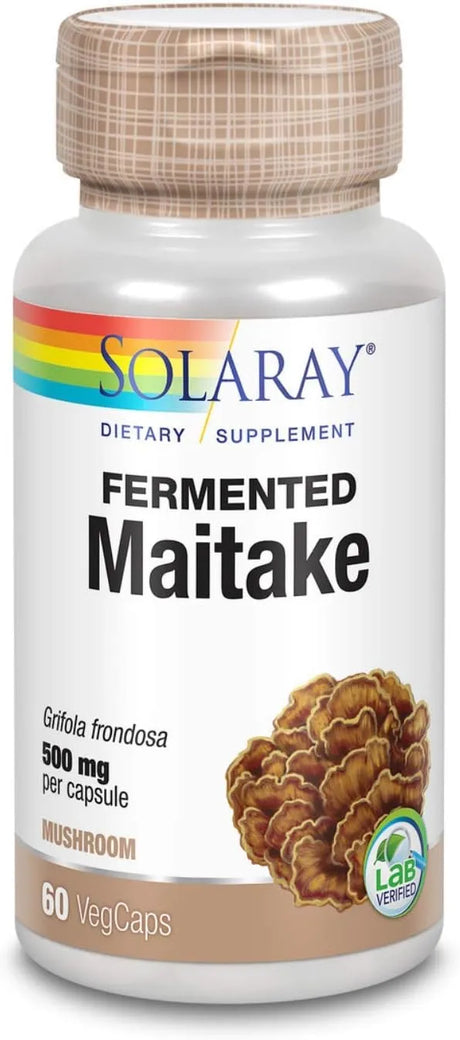 SOLARAY - SOLARAY Maitake Mushroom 60 Capsulas - The Red Vitamin MX - Suplementos Alimenticios - {{ shop.shopifyCountryName }}