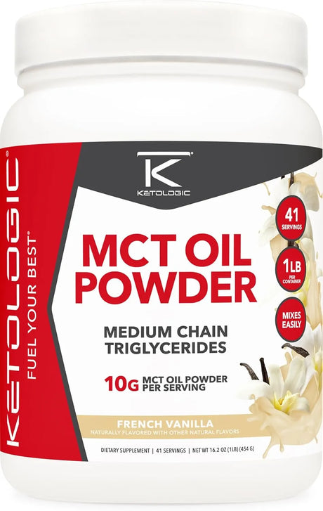 KETOLOGIC - Ketologic MCT Oil Powder French Vanilla 454Gr. - The Red Vitamin MX - Suplementos Alimenticios - {{ shop.shopifyCountryName }}