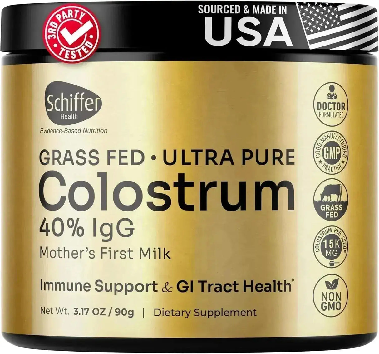 SCHIFFER HEALTH - SCHIFFER HEALTH Premium Colostrum Unflavored 90Gr. - The Red Vitamin MX - Suplementos Alimenticios - {{ shop.shopifyCountryName }}