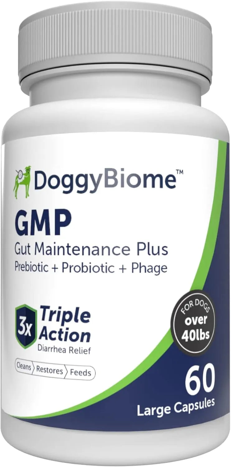 DOGGYBIOME - DoggyBiome Dog Probiotics Over 40 lbs 60 Capsulas - The Red Vitamin MX - Probióticos Para Perros - {{ shop.shopifyCountryName }}