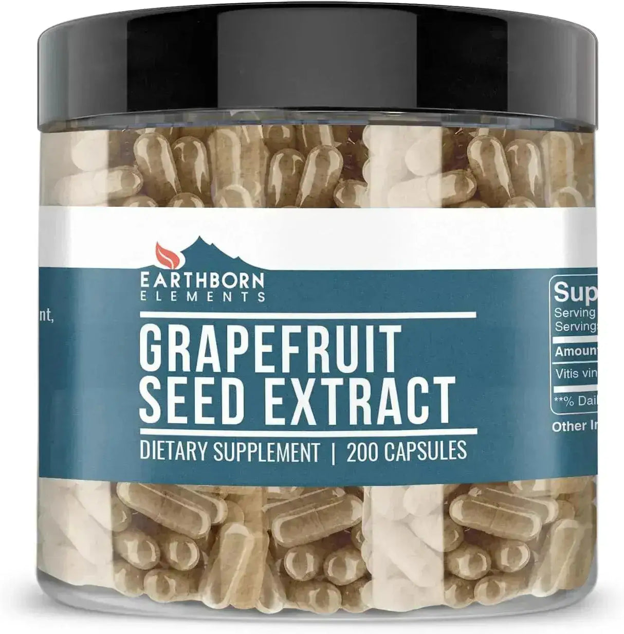 EARTHBORN ELEMENTS - Earthborn Elements Grapefruit Seed Extract 200 Capsulas - The Red Vitamin MX - Suplementos Alimenticios - {{ shop.shopifyCountryName }}