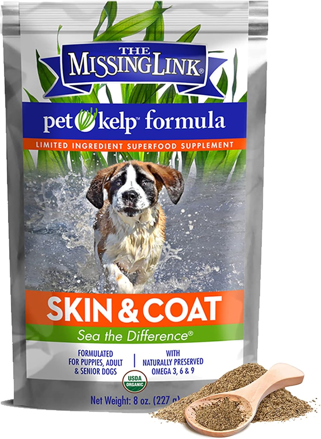 The Missing Link Pet Kelp Canine Skin & Coat 227Gr.