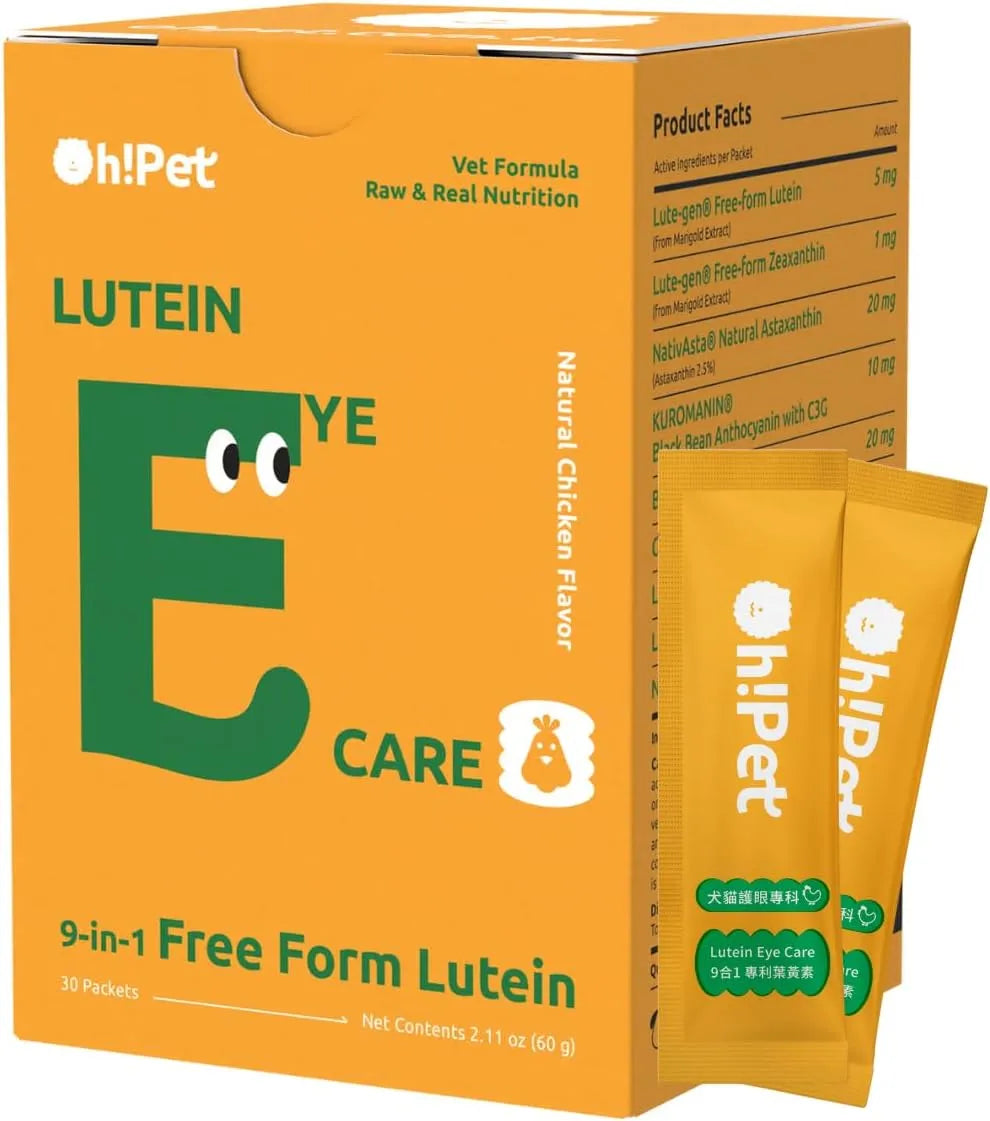 OH!PET - Oh!Pet 9-in-1 Dog & Cat Eye Supplement Lutein & Antioxidant Vision Support 30 Paquetes - The Red Vitamin MX - Cuidado De Los Ojos De Los Perros - {{ shop.shopifyCountryName }}
