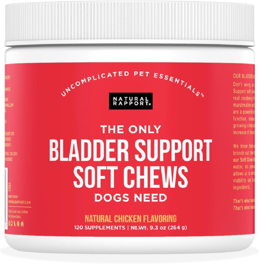 Natural Rapport Dog Bladder Support 120 Masticables