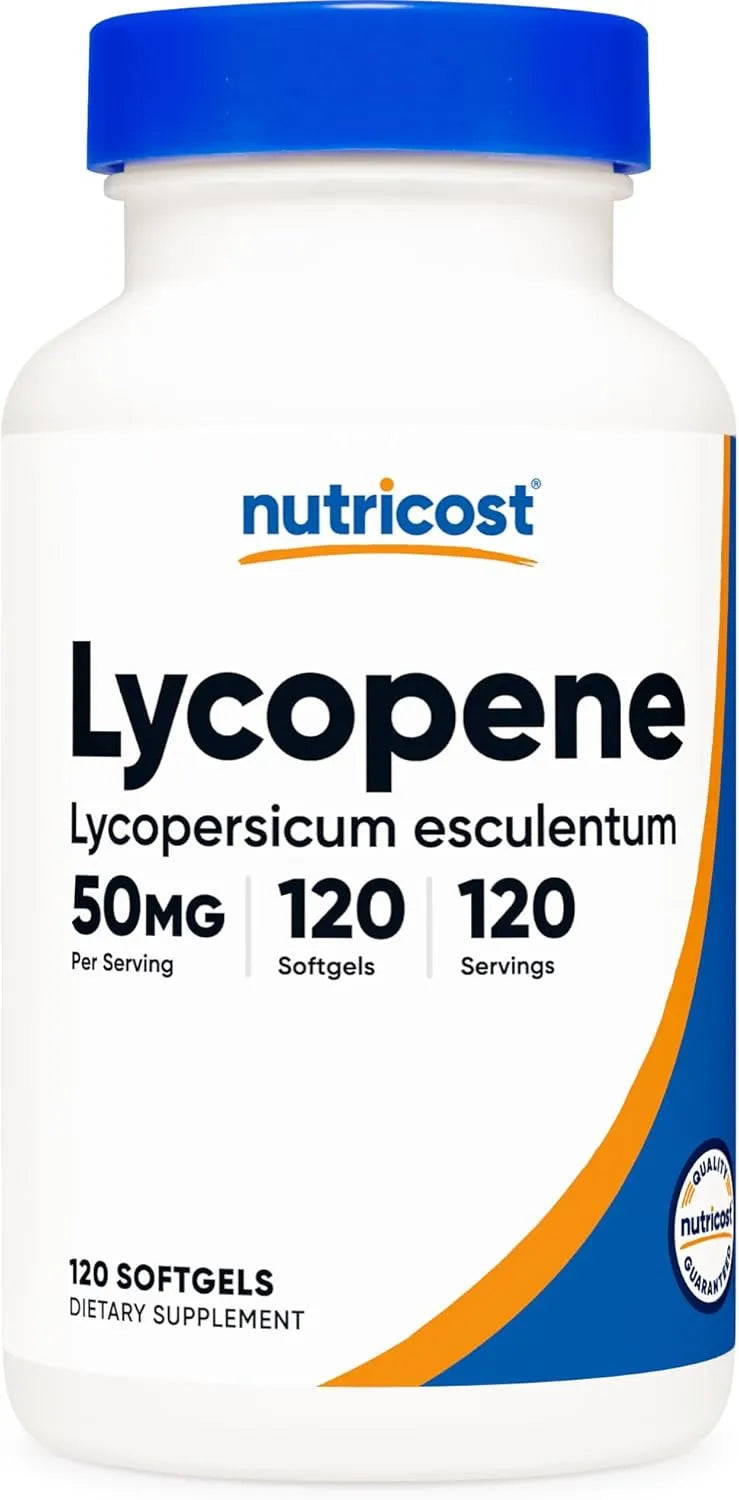 NUTRICOST - Nutricost Lycopene 50Mg. 120 Capsulas Blandas - The Red Vitamin MX - Suplementos Alimenticios - {{ shop.shopifyCountryName }}
