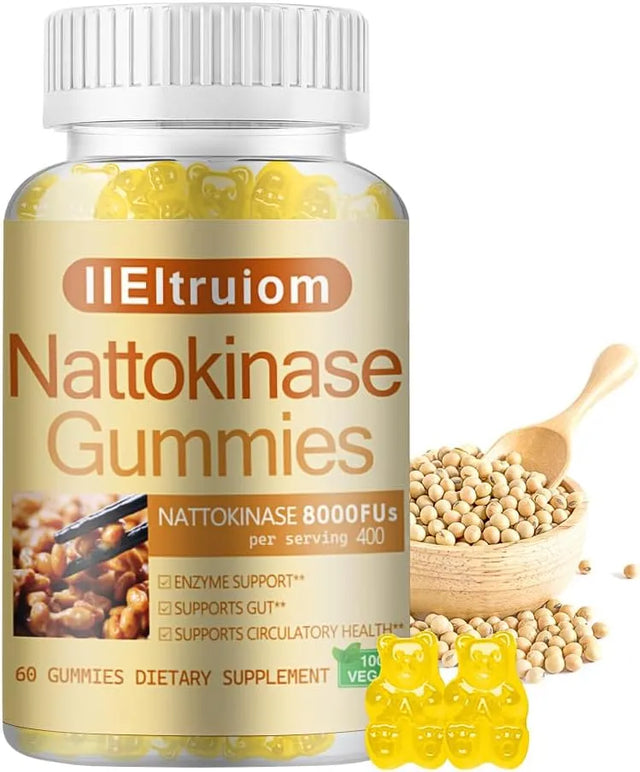 IIETRUIOM - IIEltruiom Nattokinase 8,000 FU Gummies 60 Gomitas - The Red Vitamin MX - Suplementos Alimenticios - {{ shop.shopifyCountryName }}