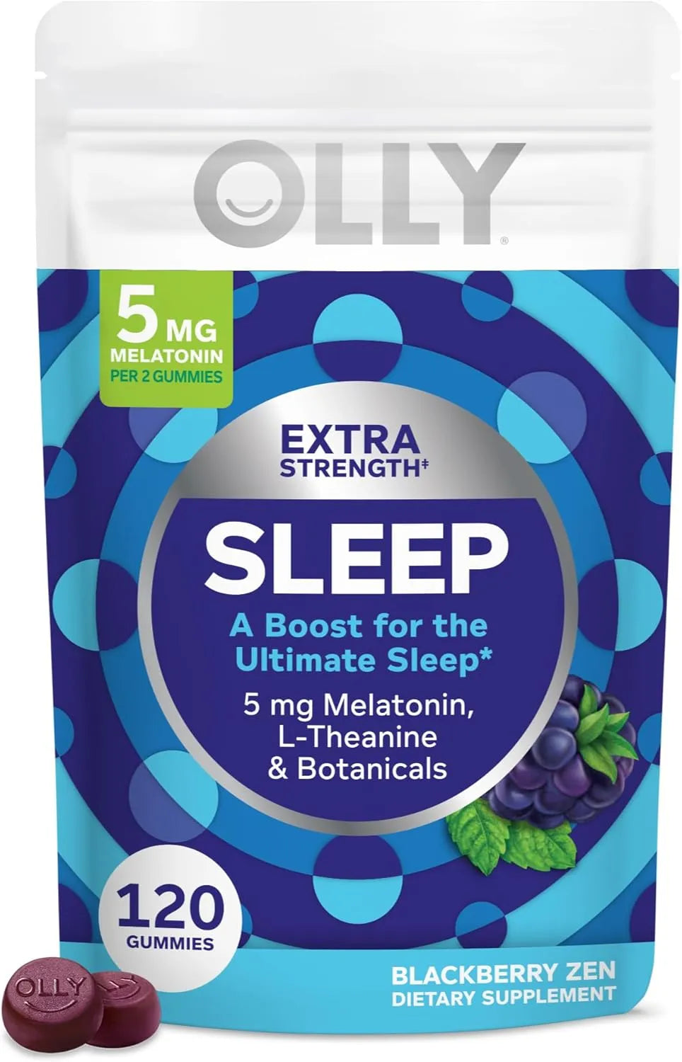 OLLY - OLLY Extra Strength Sleep Gummy 5Mg. 120 Gomitas - The Red Vitamin MX - Suplementos Alimenticios - {{ shop.shopifyCountryName }}