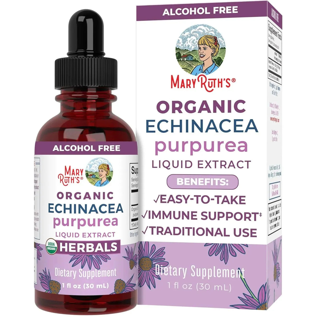 MARY RUTH ORGANICS - MaryRuth Organics Echinacea Purpurea Liquid 1 Fl.Oz. - The Red Vitamin MX - Suplementos Alimenticios - {{ shop.shopifyCountryName }}