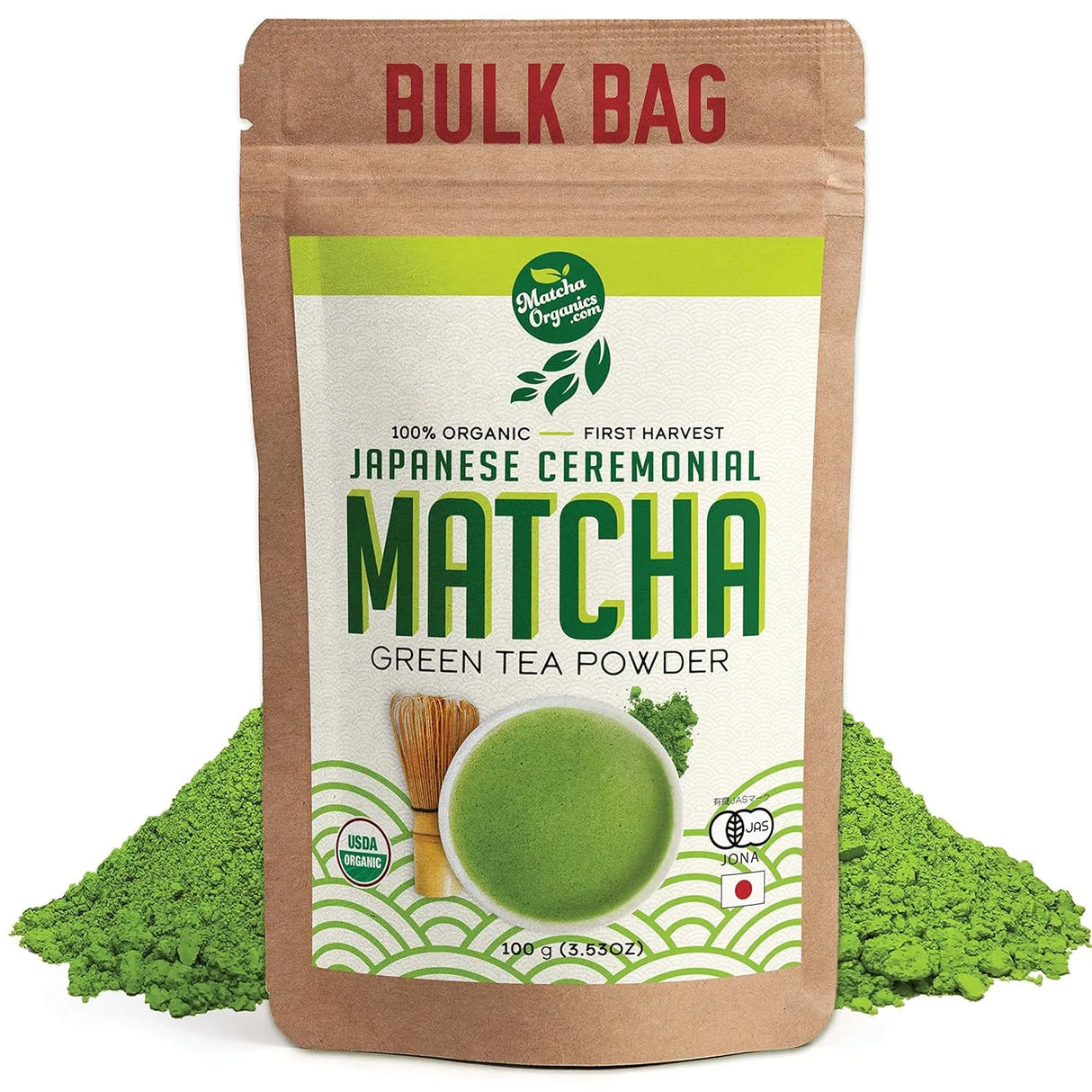 MATCHA ORGANICS - Matcha Organics Premium Japanese Ceremonial Matcha Green Tea Powder 100Gr. - The Red Vitamin MX - Suplementos Alimenticios - {{ shop.shopifyCountryName }}