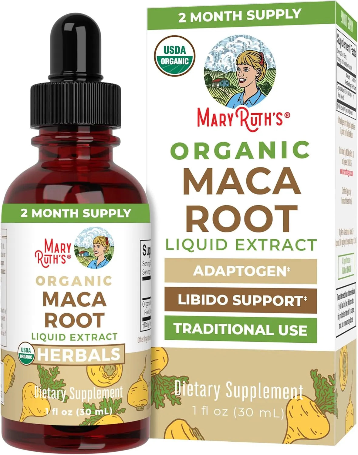 MARY RUTH ORGANICS - Mary Ruth's Organic Maca Root 1 Fl.Oz. - The Red Vitamin MX - Suplementos Alimenticios - {{ shop.shopifyCountryName }}