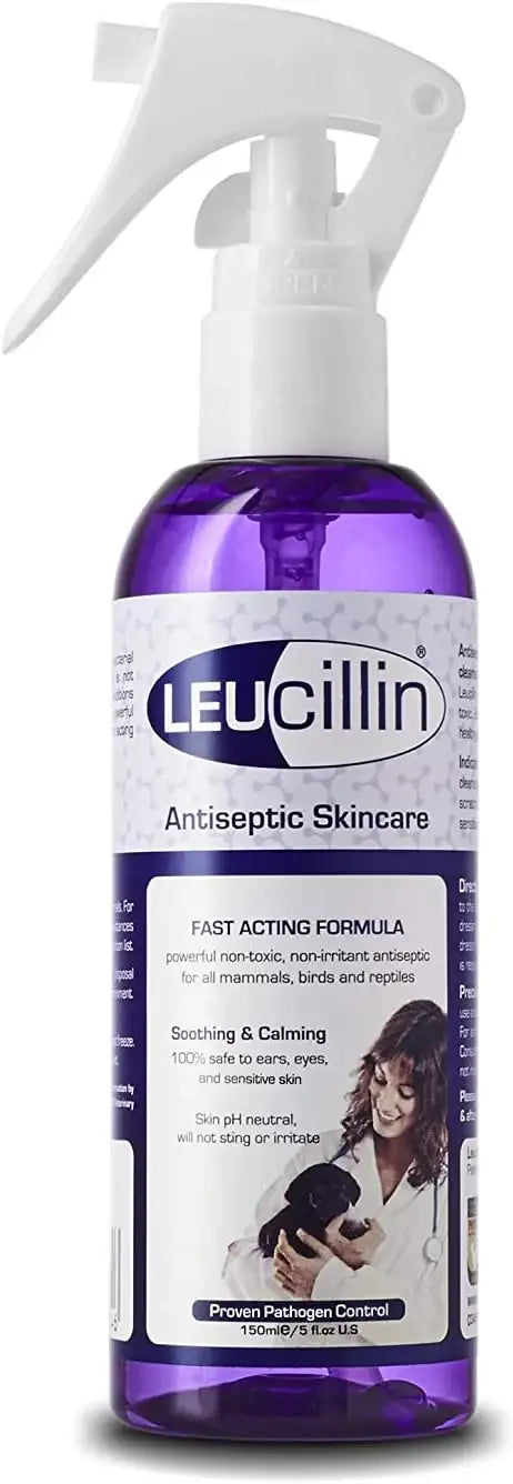 LEUCILLIN - Leucillin Natural Antiseptic Spray for Dogs 150Ml. - The Red Vitamin MX - Remedios Para La Picazón De Perros - {{ shop.shopifyCountryName }}